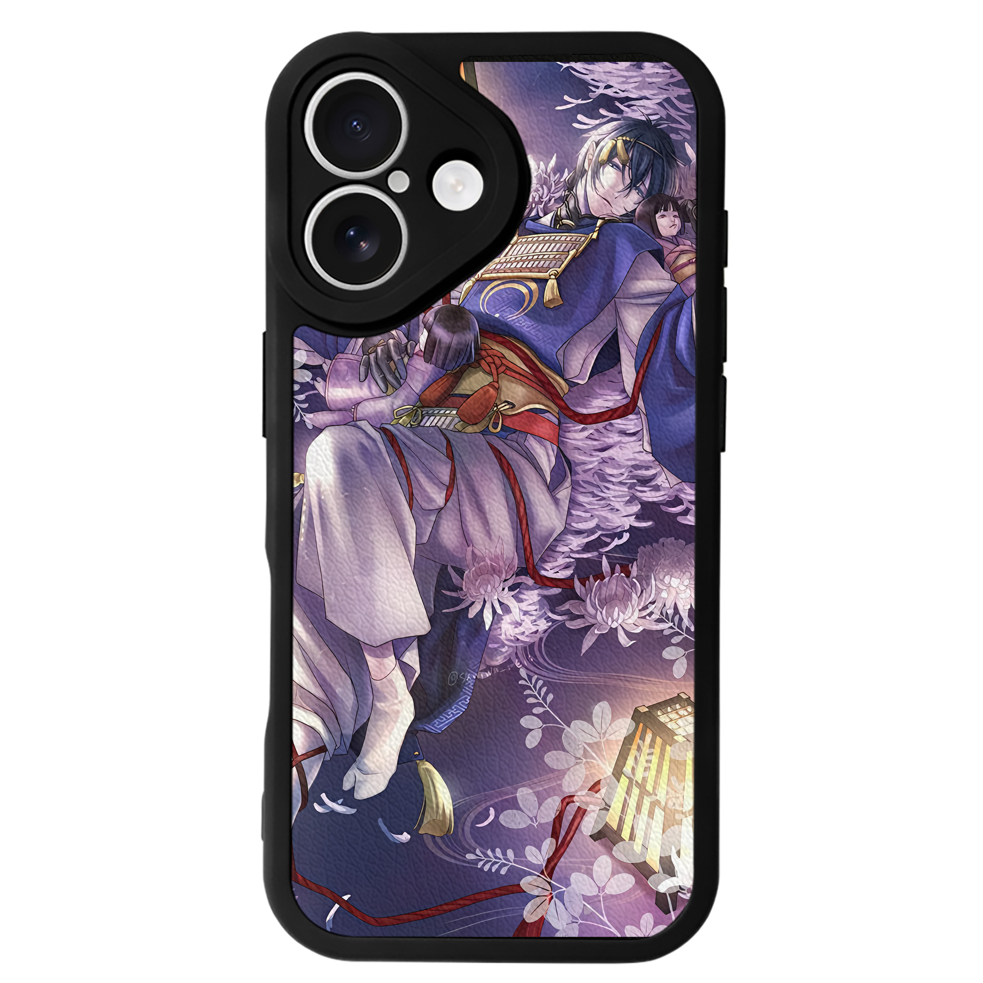 （画像用） 刀剣乱舞 Touken Ranbu 【iPhone 16シリーズ対応】シリコンスマホケース（レザー調） 材質：シリコン